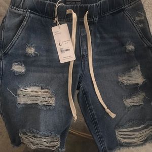 Denim Bermuda Shorts